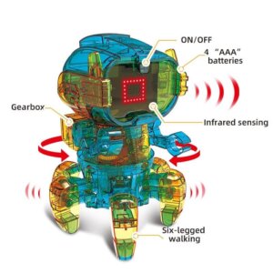 Alternative view of Smart Solar Induction Robot, App-Enabled Programming Robot Toys