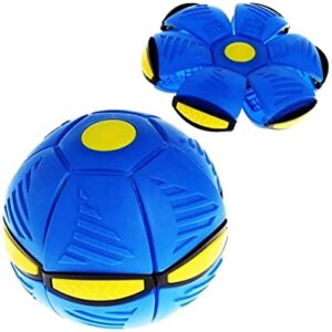 Mini Flying UFO Ball Flat Throw Disc Ball With LED Light