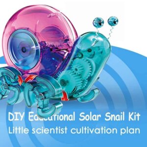 Alternative view of Solar Snail DIY Robot Build Your Own Pocket Pet ( Green)