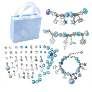 DIY Charm Bracelet Beads Jewellery Making Kit for Girls