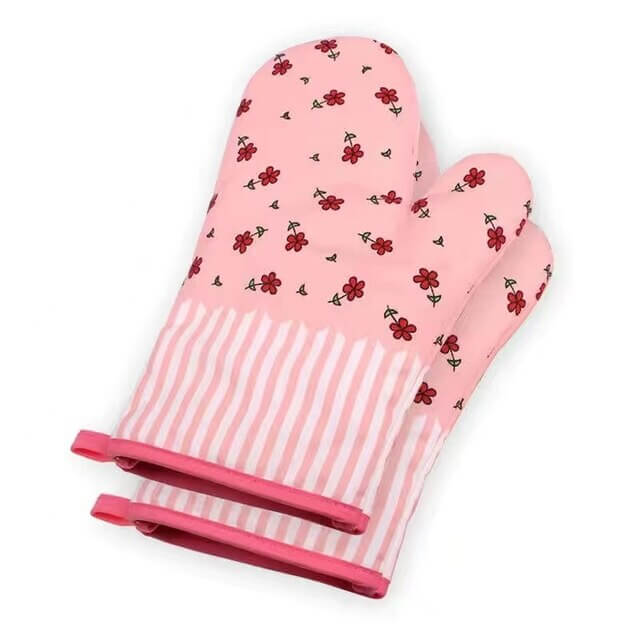 Pair of Potholders & Oven Gloves mitts Heat Resistant - Image 3