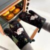 Pair of Potholders & Oven Gloves mitts Heat Resistant - Image 8