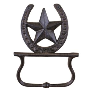 Alternative view of Cast Iron Rustic Towel Holder, Horseshoe
