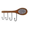 26cm Wooden Spoon W/Hooks - Image 2