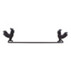 Cast Iron Rustic Towel Rail, Chicken - Image 2