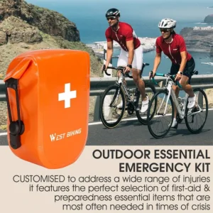 Alternative view of First Aid Kit Bicycle Bag Emergency Medical Supplies Waterproof Bike Front Saddle Bag