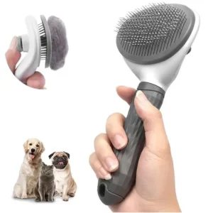 Cat Dog Grooming Brush Self Cleaning