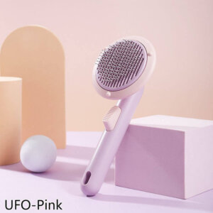 Alternative view of Pet Hair Brush Dog and Cat Hair Self-Cleaning Massage Brush For Long Hair Cat Dog