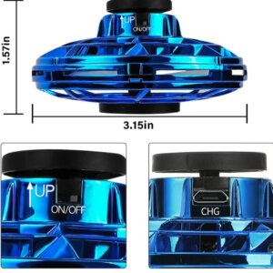 Alternative view of UFO Drone Finger Fidget Flying Spinner Toy Hand Induction