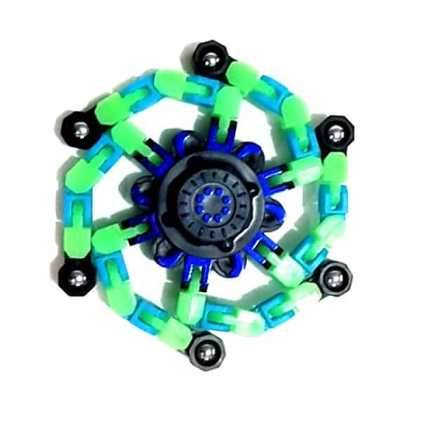 4 pieces Transformable Fidget Spinners Rotating Spinning Top - Image 2