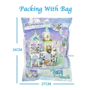 Alternative view of 360 Pcs Friends Princess Castle House Sets for Girls DIY Building Blocks