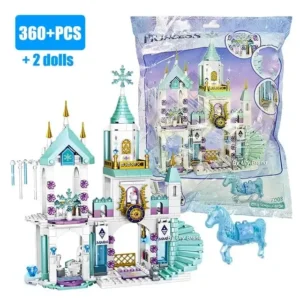 360 Pcs Friends Princess Castle House Sets for Girls DIY Building Blocks