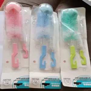 Alternative view of Baby Bottle Brush Sponge Cleaner With Pacifier Brush