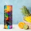 20oz Neon Gamer Tumbler Stainless Steel Cup Design