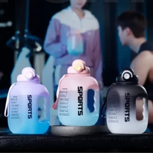 Alternative view of GIANXI  Large Capacity Sport Water Bottle 1600ml with Straw