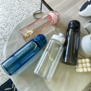 Alternative view of 780ml Sports Water Bottle Transparent Leakproof Portable
