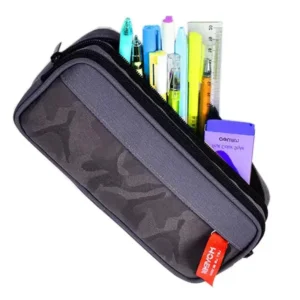 Alternative view of Double-layer Large Capacity Pencil Case Multi-layer Zipper Student Office Stationery Supplies