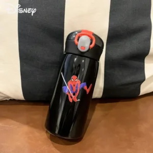 Alternative view of 320ml Water Bottle Marvel Children's Spider-Man Series Stainless Steel Straw Insulated Cup