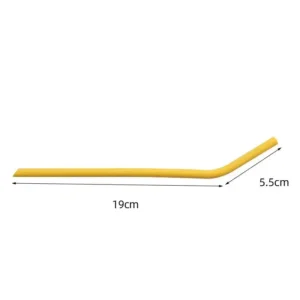 Alternative view of 6 PCS Multi-colour Silicone straws for drinking water