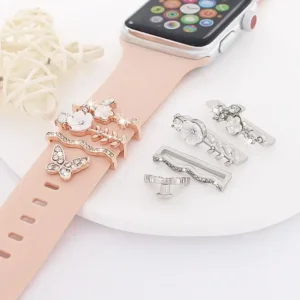 Butterfly Strap Silicon Diamond Decoration Apple Watch