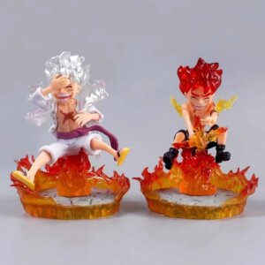 One Piece 10CM High Detailed  Miniature Nika LUFY Gear 5  JoyBoy No Coloured Box  2 style