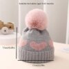 Baby Beanie Newborn Winter Hat Soft Thick
Knit Pompom Elastic Warm Beanies Baby Infant Beanie Cap for 0-12 Months 2024 - Image 3