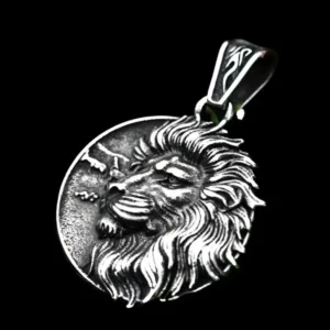 Vintage Stainless Steel lion head Pendant 316L Stainless Steel