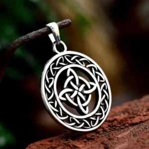 Alternative view of 316L Stainless Steel Celtic North Star Pendant | Viking Amulet Norse Talisman in Gift Box