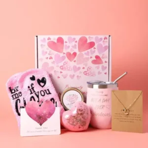 Bath and Body Birthday Gifts for Her,Valentine's Day Gift- Love Heart Gift Box