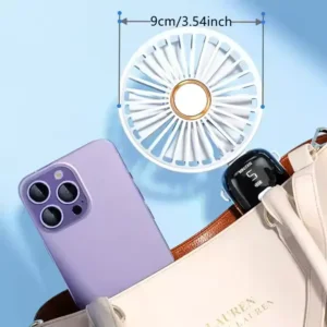 Alternative view of Handheld Portable Fan USB Rechargeable Fan For Children And Ladies Summer