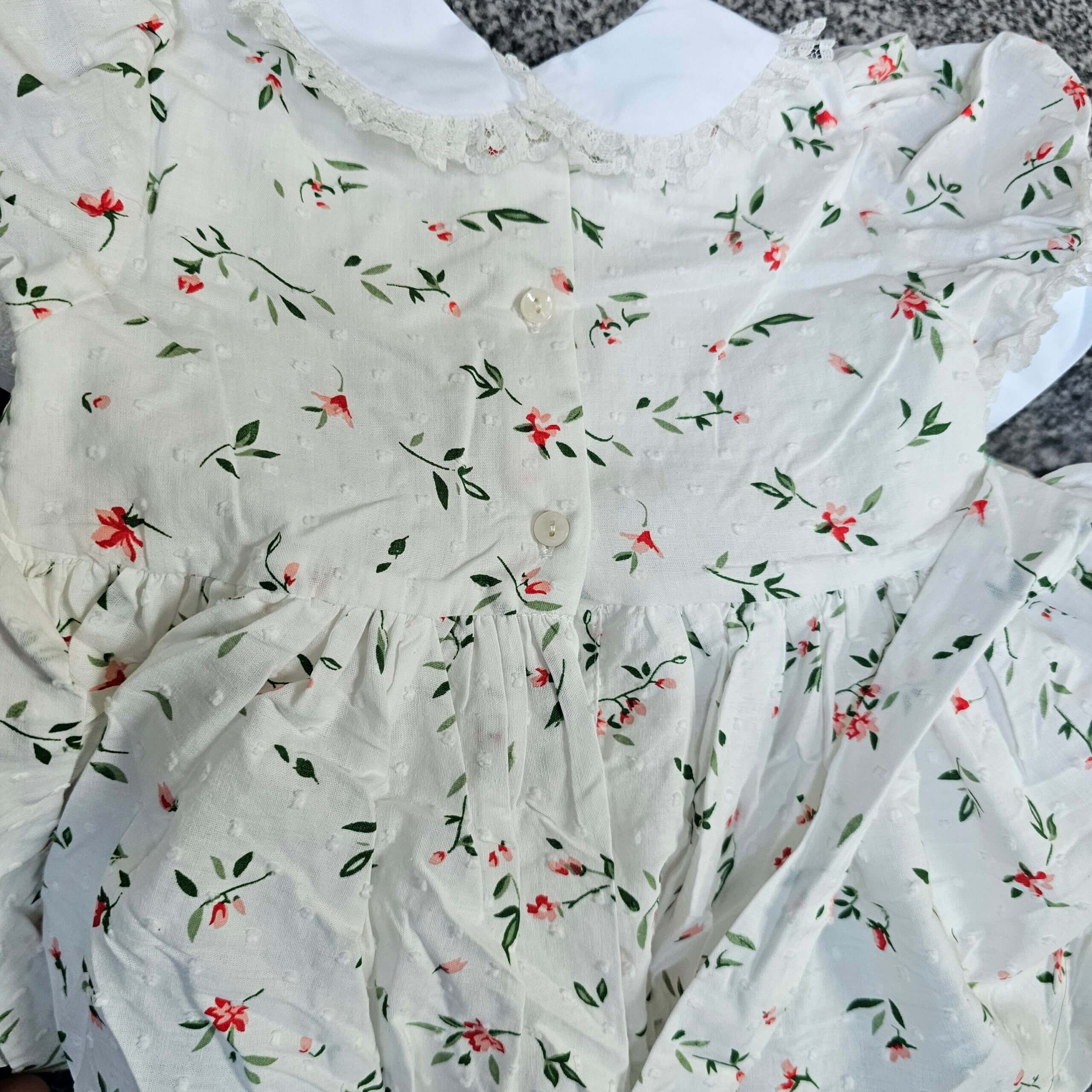 Girls Smocked Floral Dresses